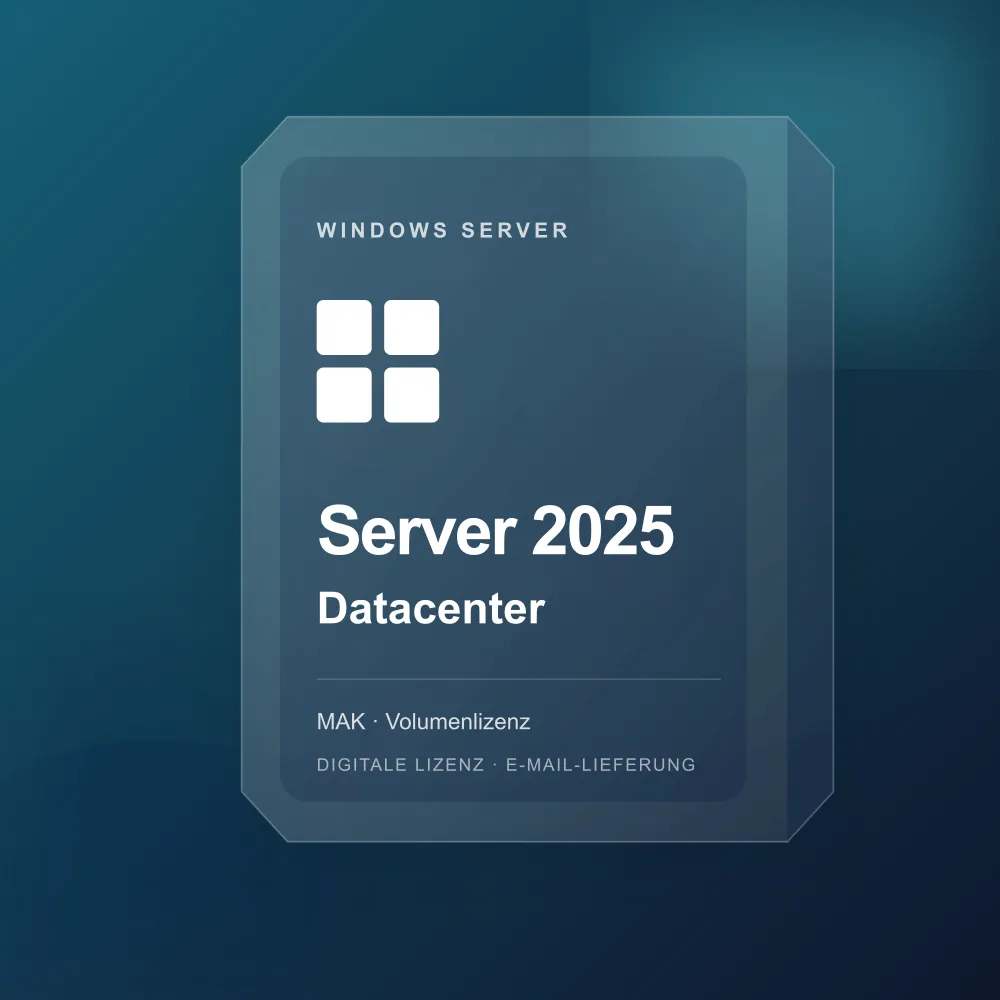 Digitale Lizenzkarte für Windows Server 2025 Datacenter (MAK)